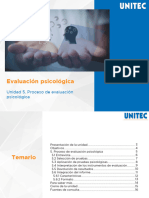 Unidad 5 - Proceso de Evaluación Psicológica - MD