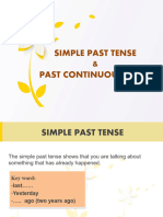 Simple Past & Past Continuous