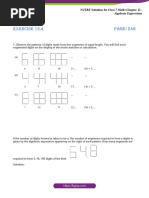 NCERT Solutions For Class 7 Maths 8may Chapter 12 Algebraic Expressions Exercise 12.4