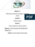 Módulo 11: Relaciones Colectivas de Trabajo y Seguridad Social