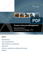 Product Lifecycle Management: Dhirendra Kulkarni Technical Account Manager - PTC