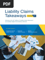 Liability Claims Takeaways