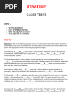 STRATEGY CLOZE TESTS (25 Aug 2022)