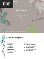 Lecture 6 Raster Analysis