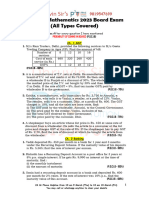 10th Maths LMR (All Type of Questions) Icse