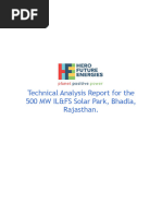 SIte Visit Report For 500 MW Adani Solar Park