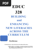 Module 10 Ecoliteracy