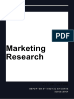 Mrunal Ghodake - Marketing Research