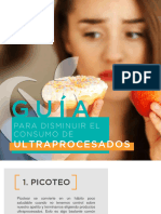 Guía para Disminuir El Consumo de Ultraprocesados