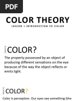 Color Theory: Introduction To Colors