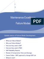 Failure Mode and Cause Code in SAP