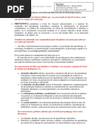 Construyendo El Concepto de Prevención en Psicopedagogía