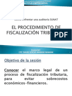 El Procedimiento de Fiscalización Tributaria