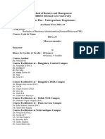 Final Course Plan BBA233 - 2022-23