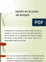 Legitimacion en El Juicio de Amparo