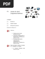 Sisteme de Calcul. Componenta Hardware