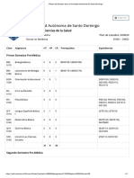 Planes de Estudios de La Universidad Autónoma de Santo Domingo