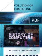 Evolution of Computing