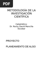 Metodologia de La Investigacion Cientifi