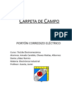 Porton Corredizo Electrico Proyecto (Amado, Chaves, Albornoz y Baez) 7to 2da Electromecanica