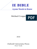 Bible What Everyone Needs To Know (Michael Coogan)