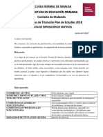 Carta de Exposición de Motivos Luis Angel Felix Quiñonez 3E