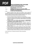 Informe de Actividades de Operador de Recoleccion Noviembre