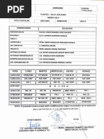 Horarios Tercer Sem