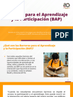 Barreras para El Aprendizaje y La Participación (BAP)