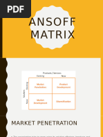 Ansoff Matrix