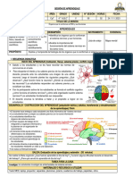 Sesion de Aprendizaje Sistema Nervioso