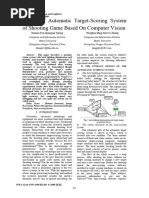 Design of Automatic Target-Scoring System of Shooting Game Based On Computer Vision