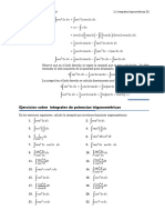 Deber Ejercicios de Integrales Trigonométricos