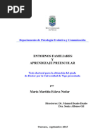 Entornos Familiares y Aprendizaje Preescolar