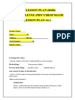 40 Lesson Plan 8608 Phy, Chem, Math (Matric)