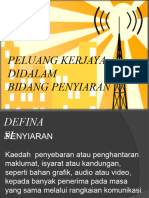 Kerjaya DLM Bidang Penyiaran