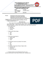 Soal PAS 1 KELAS 2 TEMA 2 TH 2021-2022