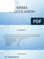 Msma Calculation