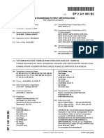 New European Patent Specification: Sustained Release Formulations Using Non-Aqueous Carriers