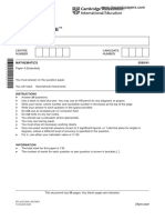 Cambridge IGCSE: MATHEMATICS 0580/41