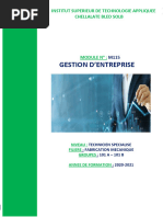 Support de Formation M115 Gestion D'entreprise OFPPT ISTA Bled Solb - TSFM Groupe 101 A Et B