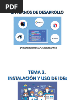 Instalación y Uso de IDEs