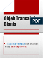 Objek Transaksi Bisnis