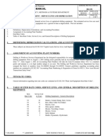 General Instruction Manual: Drilling Equipment - Service Lives and Depreciation