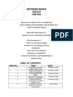 Laboratory Journal-Network Basics