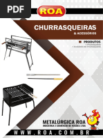 Catálogo de Churrasqueiras Metalúrgica ROA 2023