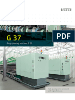 Rieter G 37 Ring Spinning Machine Brochure 3218 v5 95390 en