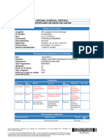 Oficina Judicial Virtual: Certificado de Envío de Causa