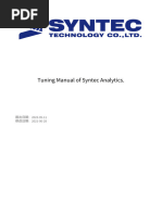 Tuning Manual of Syntec Analytics