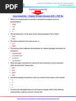 Linux Essentials Chapter 05 Exam Answers 2019 + PDF